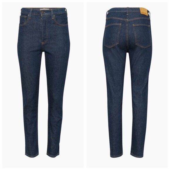 Aritzia Indigo Straight Leg Jeans - Picture 2 of 13